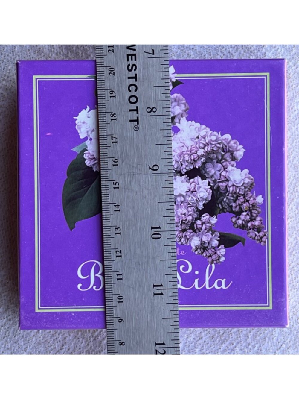Petite Petite Blanc Lila Lilac Scented Soap Set Of Four 1.7 Oz Bars Gift Boxed - Picture 8 of 10